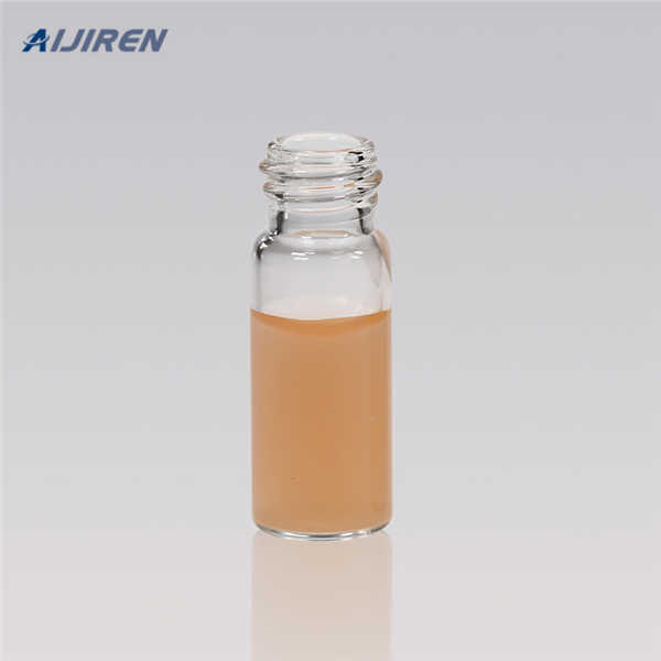 Iso9001 transparent vial sample with screw caps distributor